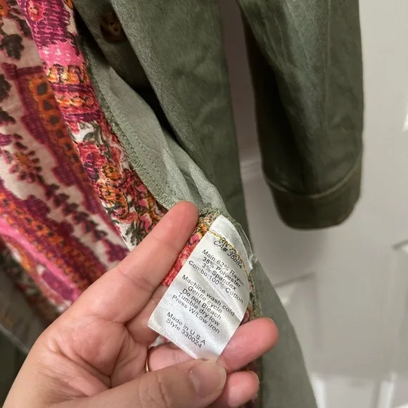 Ivy Jane Olive Green Utility Jacket - Picture 4 of 4